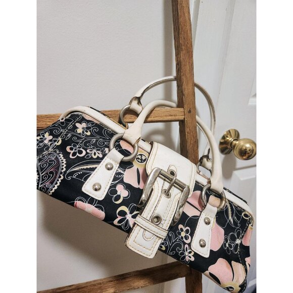 Nine West Vintage Floral Purse Colourful pink Flowers - Picture 9 of 10